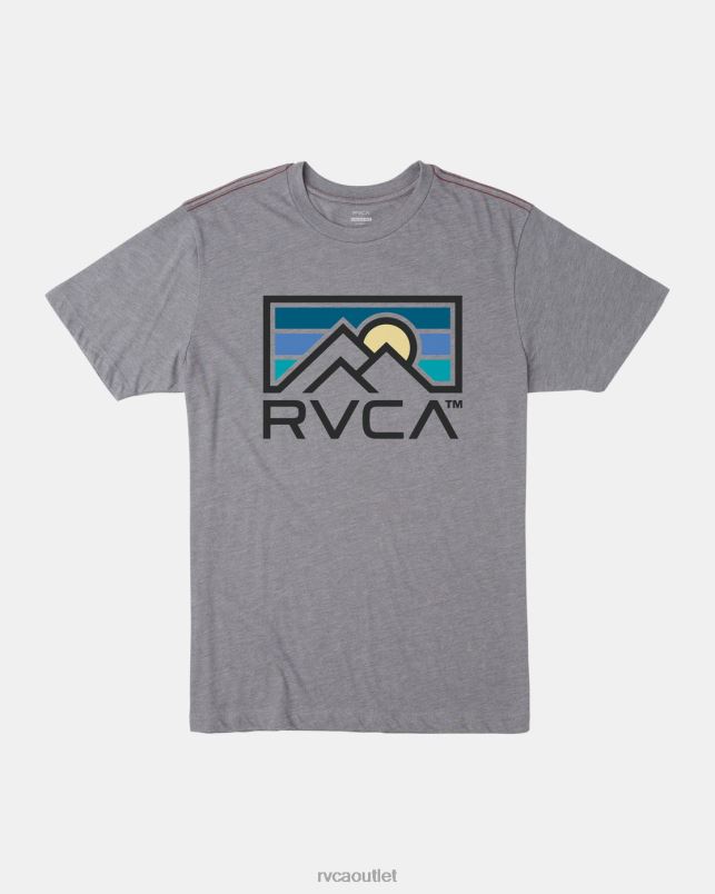 Clothing V84B142 smoke RVCA Men Horizon Ind Tee