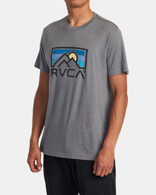 Clothing V84B142 smoke RVCA Men Horizon Ind Tee