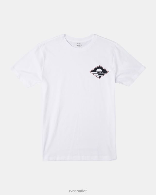 Clothing V84B143 white RVCA Men Sunswell Tee