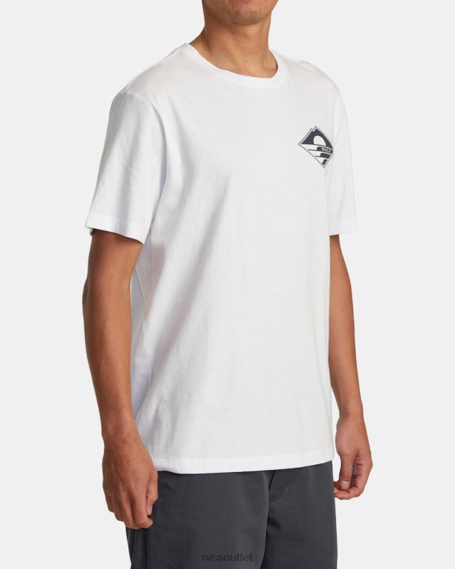 Clothing V84B143 white RVCA Men Sunswell Tee