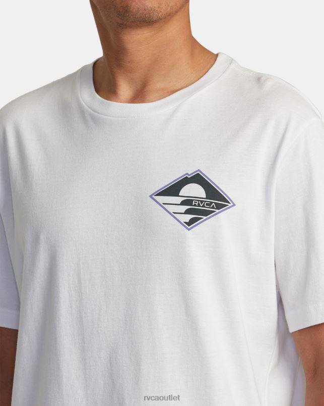 Clothing V84B143 white RVCA Men Sunswell Tee