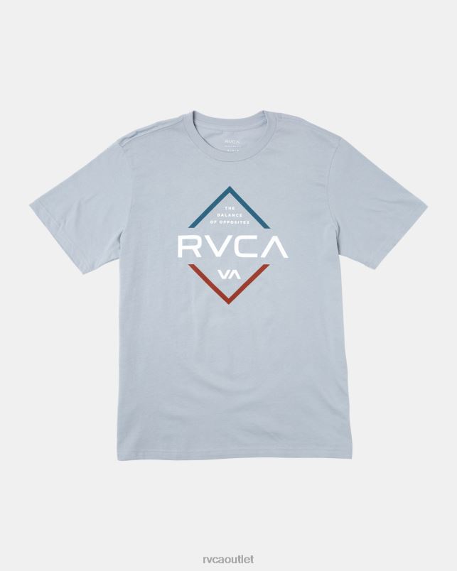Clothing V84B153 deja blue RVCA Men Paragram Short Sleeve T-Shirt