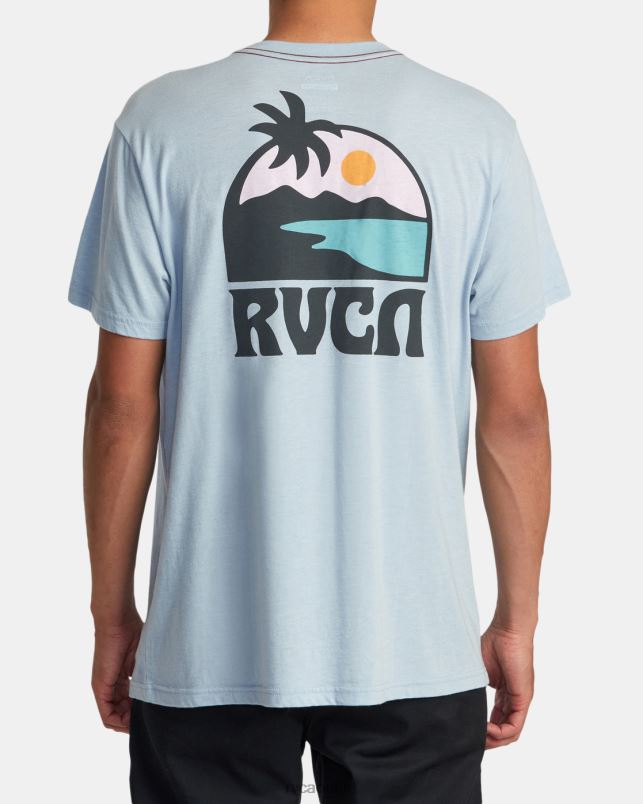 Clothing V84B165 deja blue RVCA Men Sundowner Tee