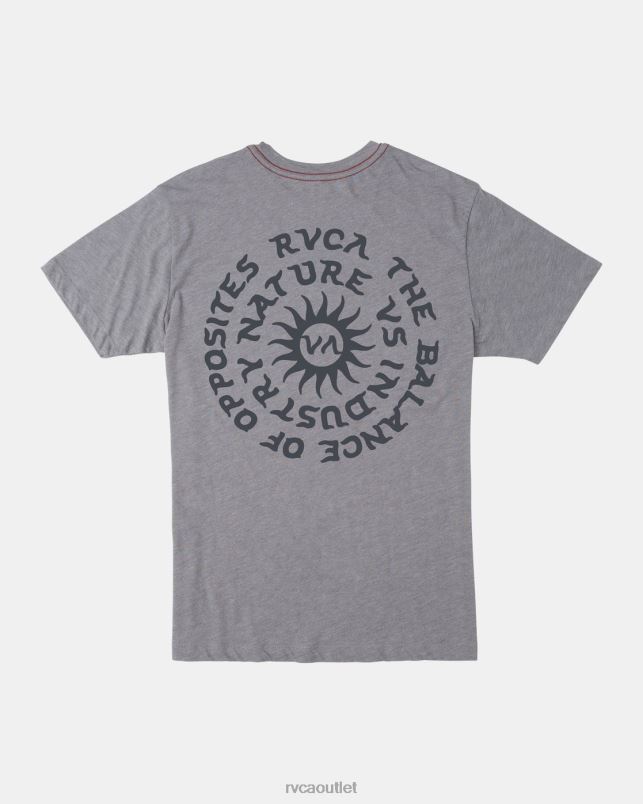 Clothing V84B16 smoke RVCA Men Hypnosis Tee