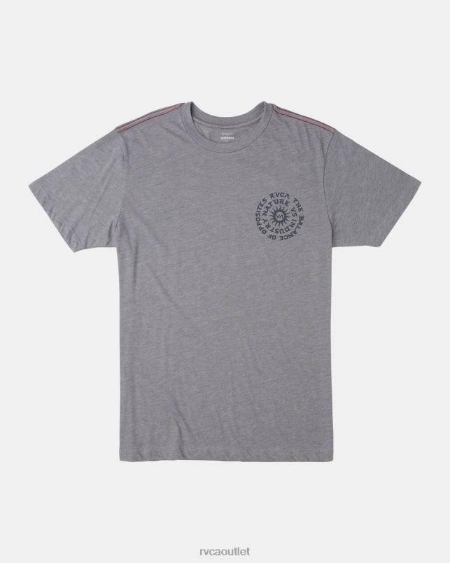 Clothing V84B16 smoke RVCA Men Hypnosis Tee