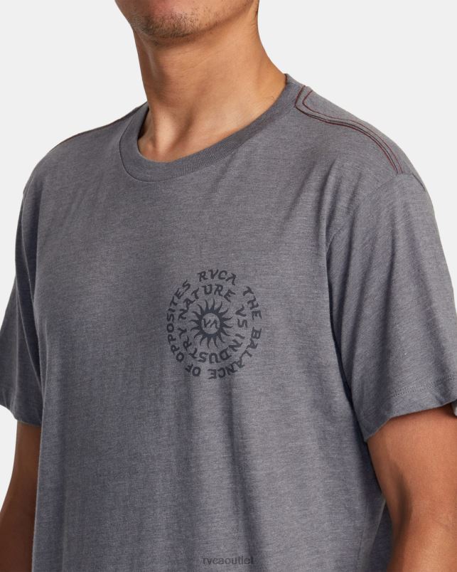 Clothing V84B16 smoke RVCA Men Hypnosis Tee