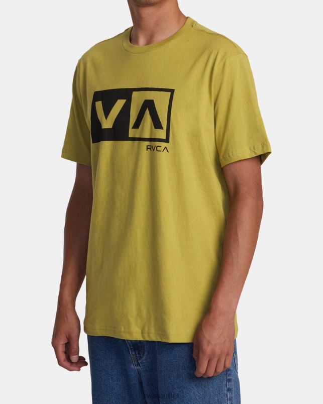 Clothing V84B171 avocado RVCA Men Balance Box Short Sleeve T-Shirt
