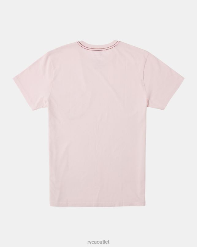 Clothing V84B180 light pink RVCA Men PTC II Pigment Tee