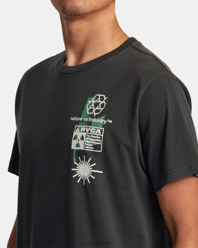 Clothing V84B187 pirate black RVCA Men Infografik Tee