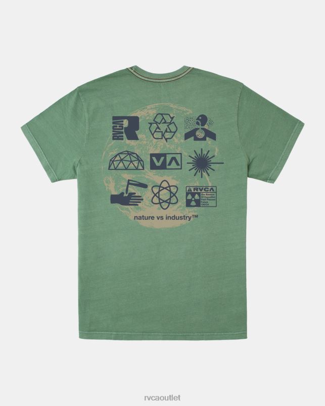 Clothing V84B188 verdite RVCA Men Infografik Tee