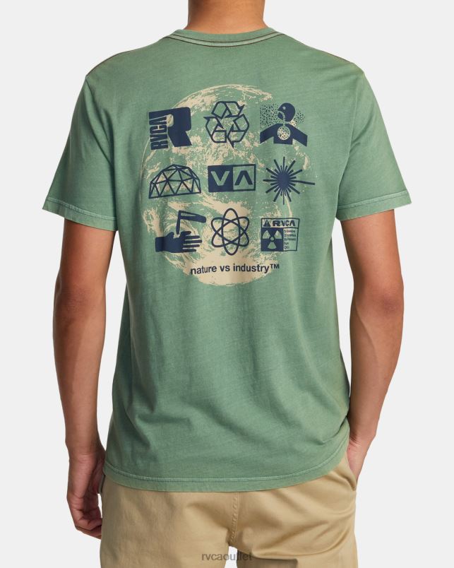 Clothing V84B188 verdite RVCA Men Infografik Tee