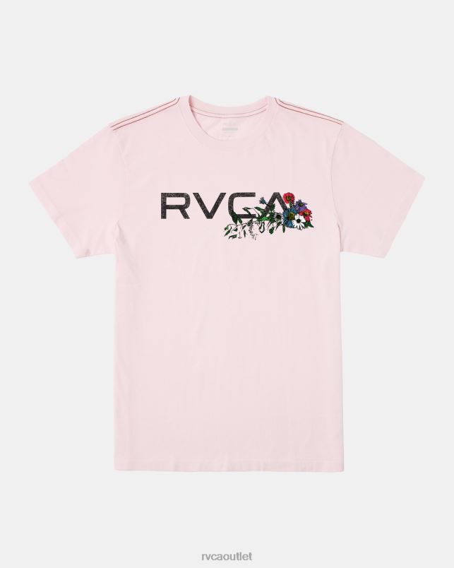Clothing V84B18 light pink RVCA Men Arrangement Tee