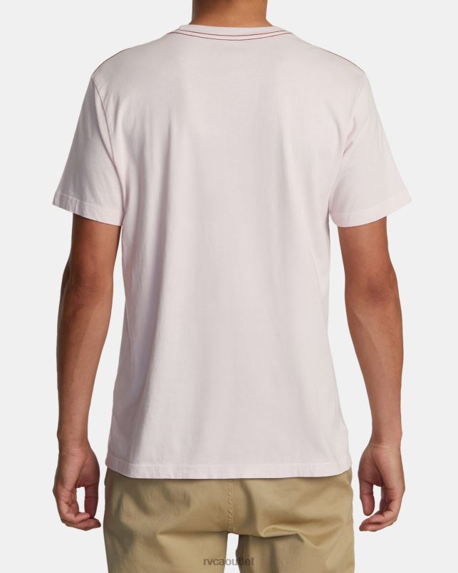 Clothing V84B18 light pink RVCA Men Arrangement Tee