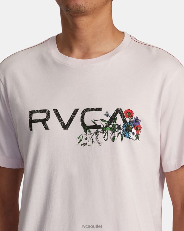 Clothing V84B18 light pink RVCA Men Arrangement Tee