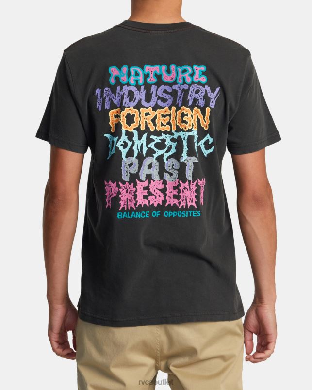 Clothing V84B19 pirate black RVCA Men Static Tee