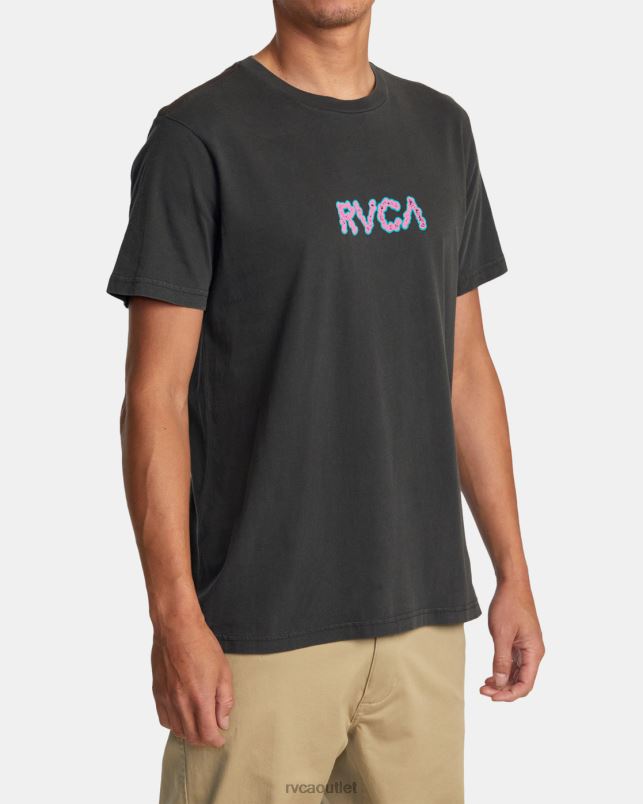 Clothing V84B19 pirate black RVCA Men Static Tee