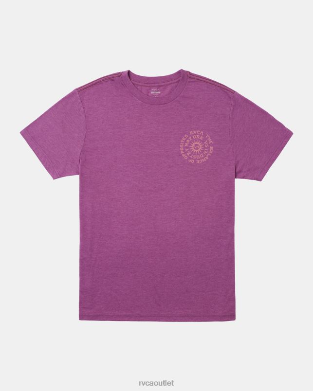 Clothing V84B1 light purple RVCA Men Hypnosis Tee