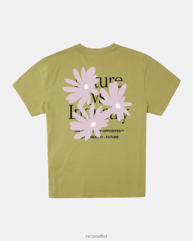 Clothing V84B206 avocado RVCA Men Ground Cover Tee