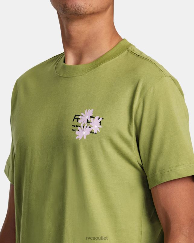 Clothing V84B206 avocado RVCA Men Ground Cover Tee