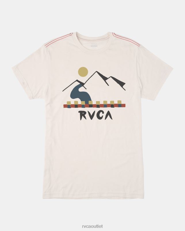 Clothing V84B223 antique white RVCA Men Innerstate Tee