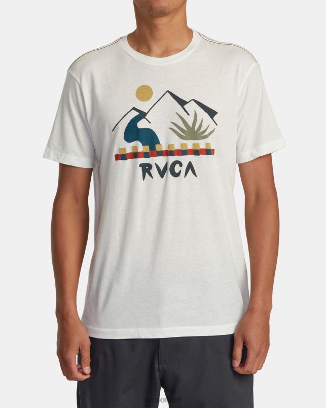 Clothing V84B223 antique white RVCA Men Innerstate Tee