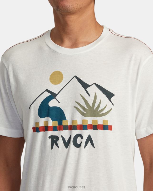Clothing V84B223 antique white RVCA Men Innerstate Tee