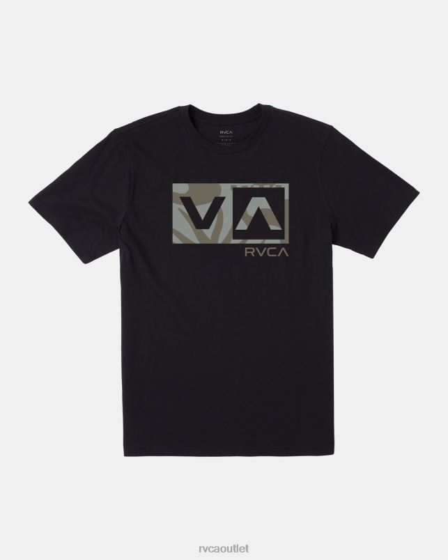 Clothing V84B244 black RVCA Men Balance Box Tee
