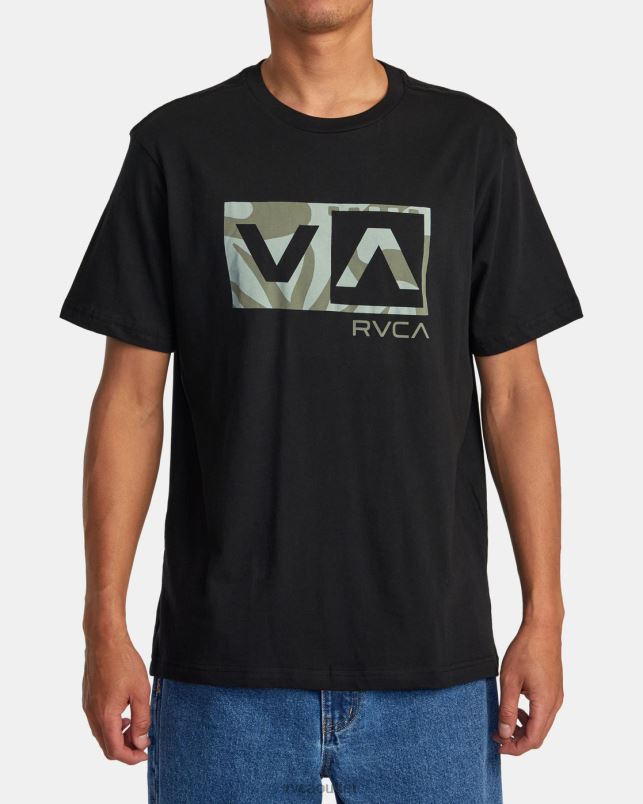 Clothing V84B244 black RVCA Men Balance Box Tee