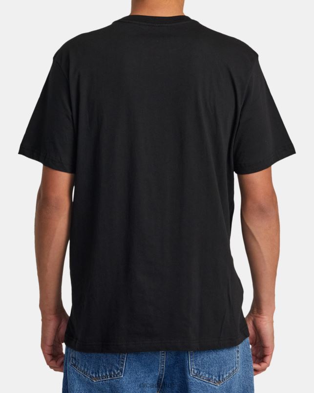 Clothing V84B244 black RVCA Men Balance Box Tee