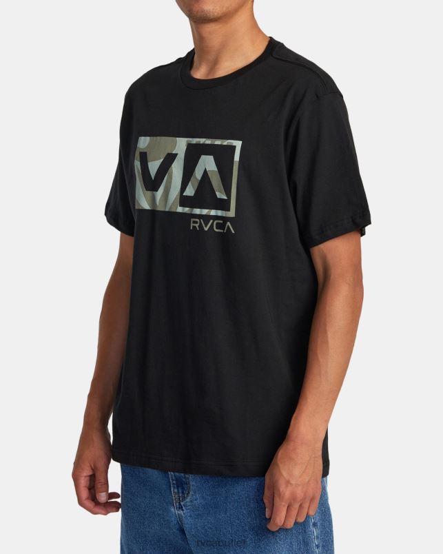 Clothing V84B244 black RVCA Men Balance Box Tee