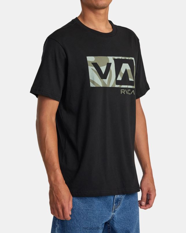 Clothing V84B244 black RVCA Men Balance Box Tee