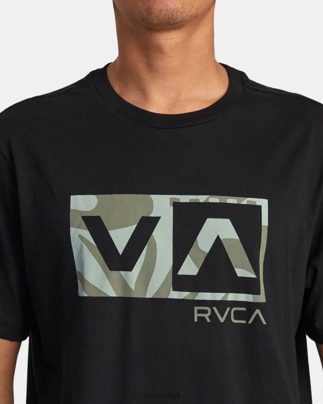 Clothing V84B244 black RVCA Men Balance Box Tee