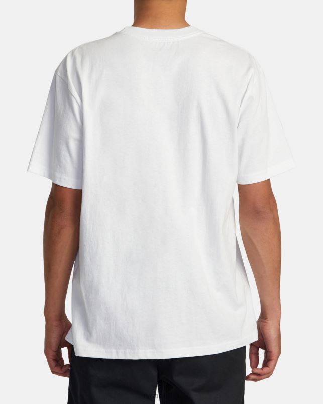 Clothing V84B263 white RVCA Men Martin Ander Manderoid Tee