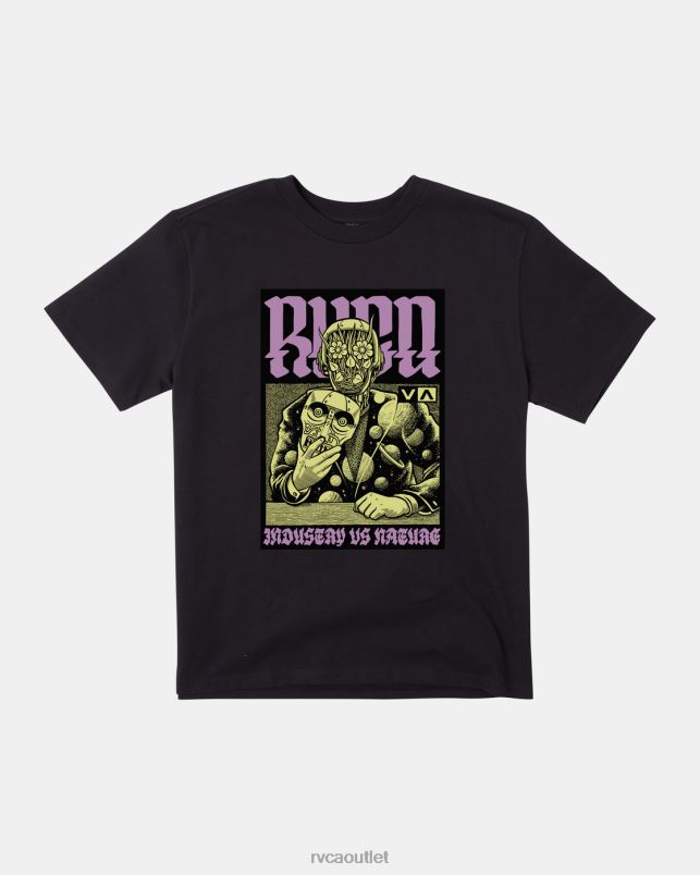 Clothing V84B266 black RVCA Men Martin Ander Manderoid Tee