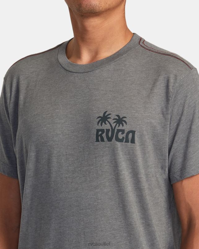 Clothing V84B267 smoke RVCA Men Sundowner Tee