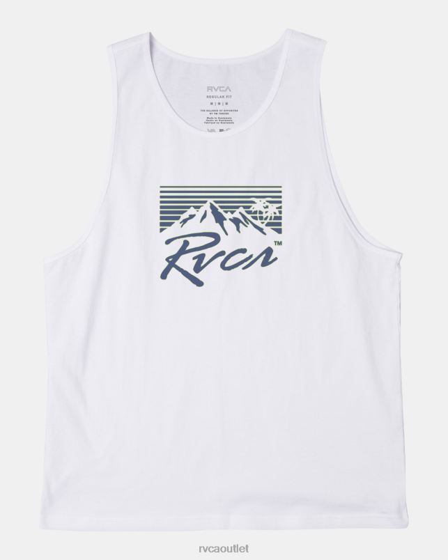 Clothing V84B274 white RVCA Men Blinders Tank