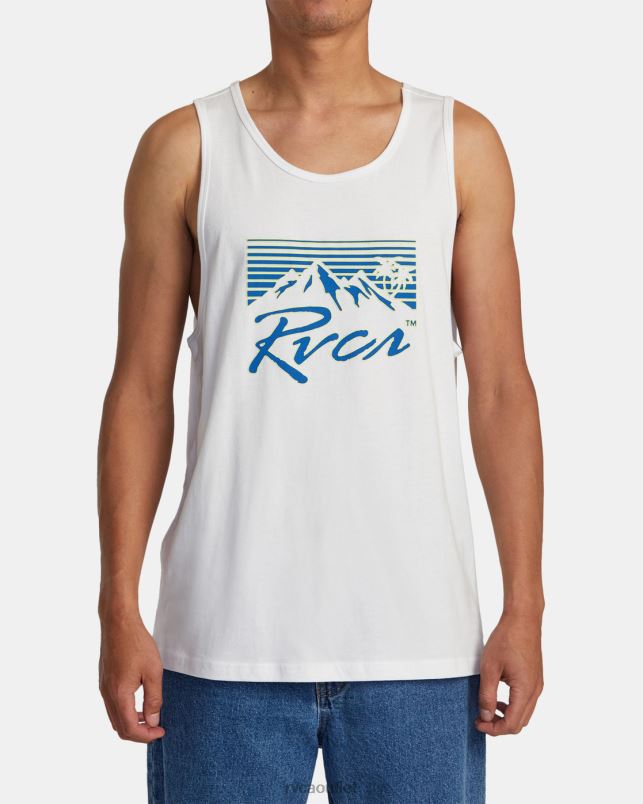 Clothing V84B274 white RVCA Men Blinders Tank