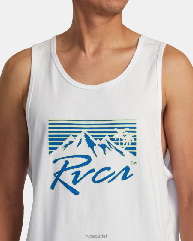 Clothing V84B274 white RVCA Men Blinders Tank
