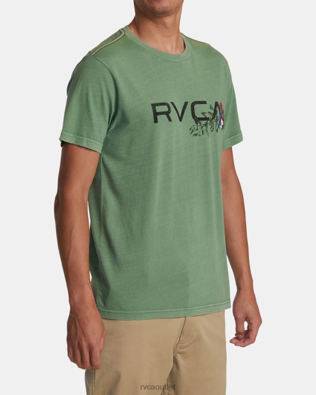 Clothing V84B28 verdite RVCA Men Arrangement Tee