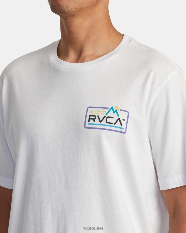 Clothing V84B29 white RVCA Men All terrain Tee