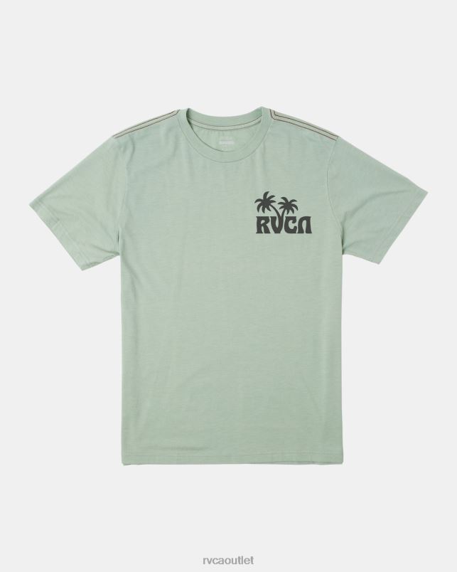 Clothing V84B305 green haze RVCA Men Sundowner Tee