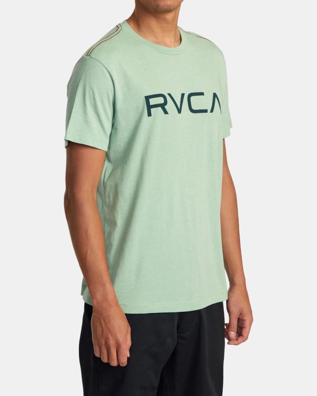Clothing V84B327 green haze RVCA Men Big Tee