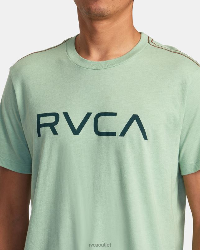 Clothing V84B327 green haze RVCA Men Big Tee