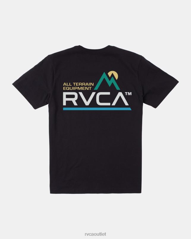 Clothing V84B33 black RVCA Men All terrain Tee