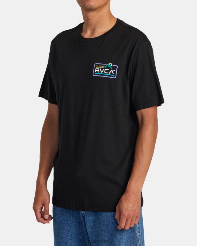 Clothing V84B33 black RVCA Men All terrain Tee