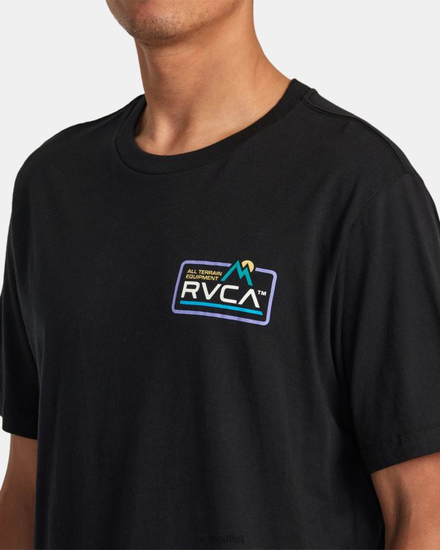 Clothing V84B33 black RVCA Men All terrain Tee