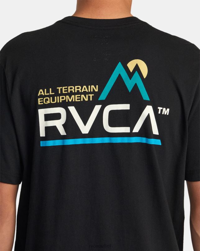 Clothing V84B33 black RVCA Men All terrain Tee