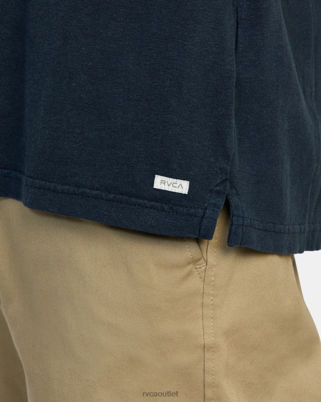 Clothing V84B351 indigo RVCA Men Hi-Grade Hemp Tee