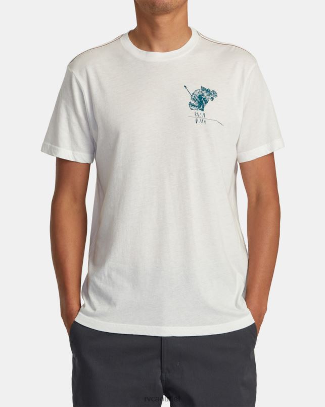 Clothing V84B37 antique white RVCA Men Ben Horton Abyss Tee
