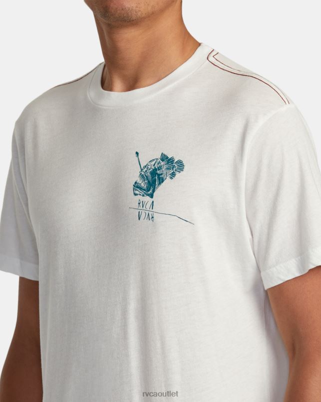 Clothing V84B37 antique white RVCA Men Ben Horton Abyss Tee